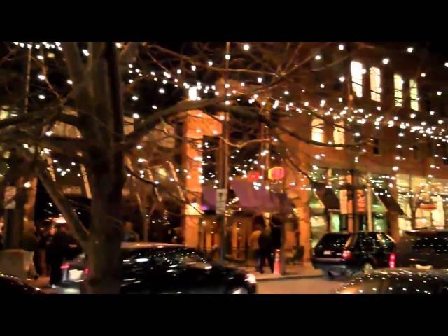 Lights on Larimer Square in Denver