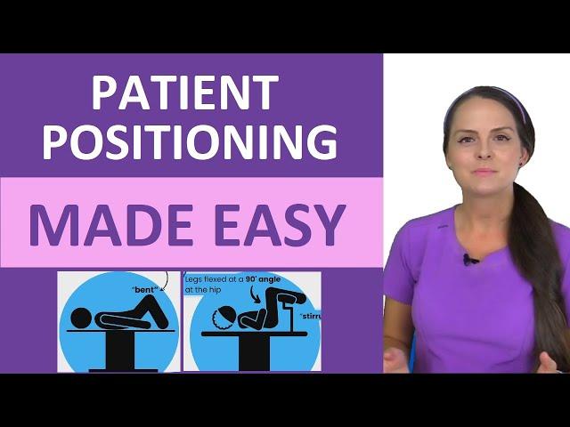 Patient Positioning Nursing Care | Nursing Fundamentals Next Generation NCLEX Review