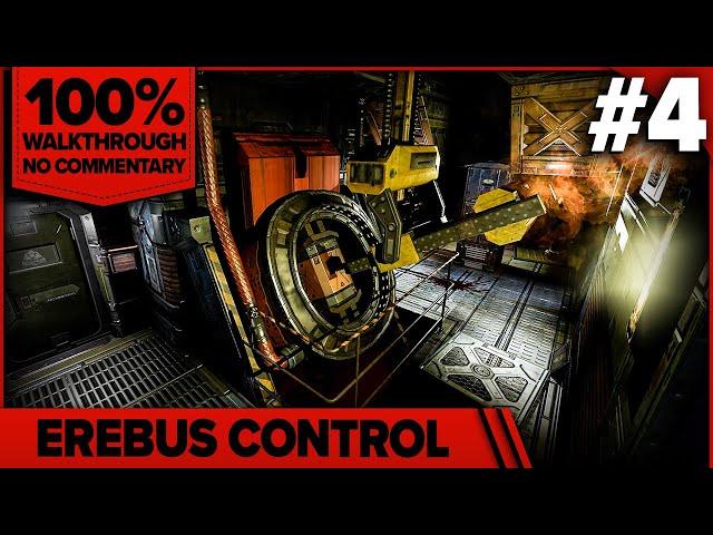 Doom 3: Resurrection of Evil 100% Cinematic Walkthrough (Hard, No Damage) 04 EREBUS CONTROL