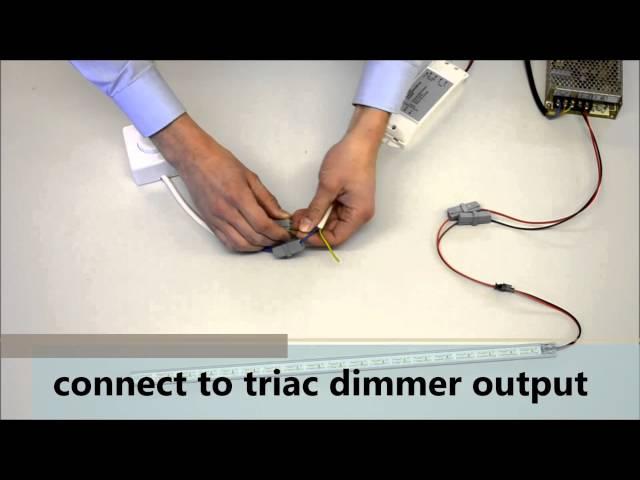 LED Dimmer Phasenanschnitt-PWM 15A / LED triac dimmer