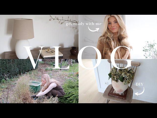 VLOG | GET READY WITH ME, GÄRTNERN & VINTAGE DIYS | theglazedblonde