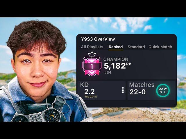 I WENT UNDEFEATED IN CHAMPION RANKED (Rainbow Six Siege)