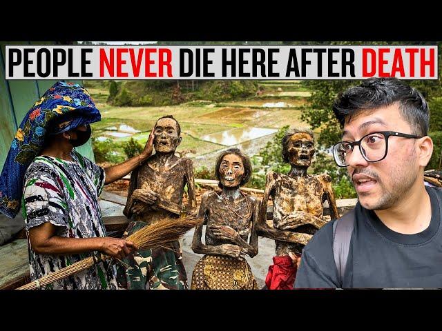 SHOCKING DEATH RITUAL WHERE LIVING WITH DEAD IS TRADITION 