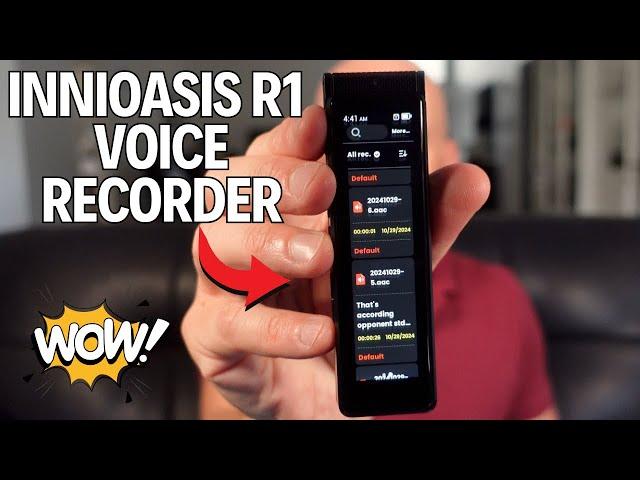 Innioasis R1 Voice Recorder Review, Unboxing, & Testing ️ | Best Digital Voice Recorder