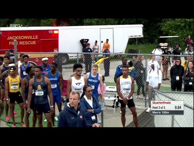 TF: Cole Beck clocks 9.87 to set 100m school record