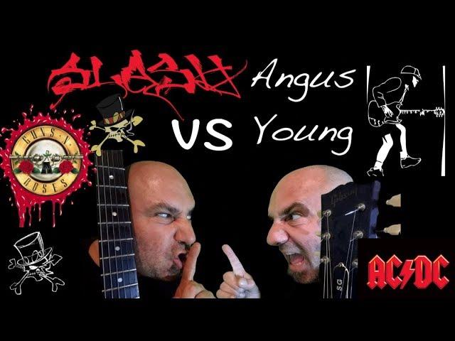 Guns N' Roses VS AC/DC (Guitar Riffs Battle)