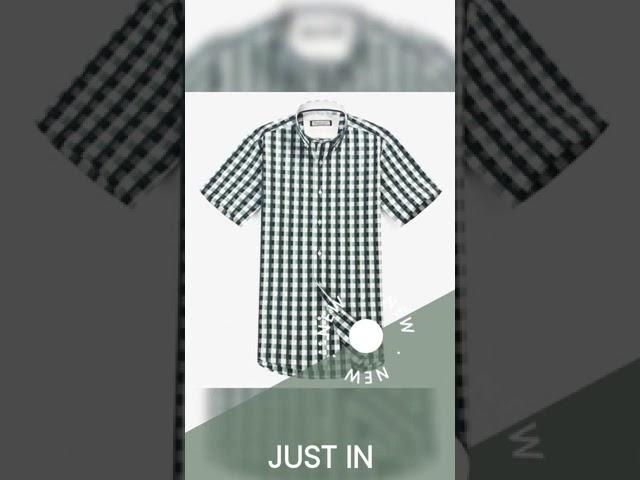 Buy Men's Shirts 100% Cotton Summer Plaid Shirts Men Casual P... exclusively at @lestyleparfaitkenya
