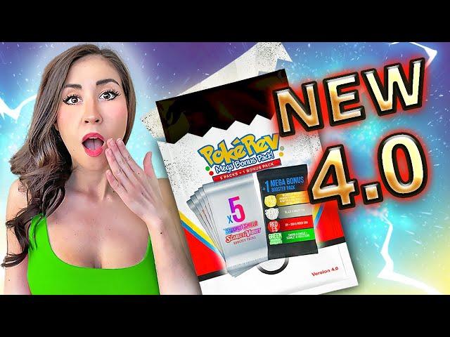 Opening 4 of THE NEW PokeRev 4.0 Mystery Packs! Can We Pull ANOTHER Gold Pack?!