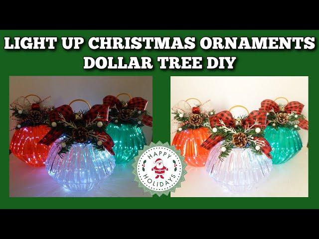 QUICK AND EASY DOLLAR TREE DIY Christmas Decor