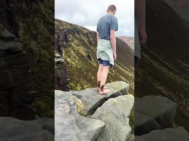 #barefoot #nature #outdoors #hike #breathing #panoramicview #mountains #flyp #dramatic #rock #enjoy