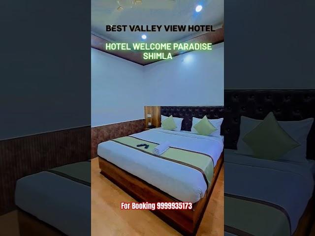 Best view hotel in Shimla welcome paradise shimla 9999935173 #roompackage #premiumroom #beststay