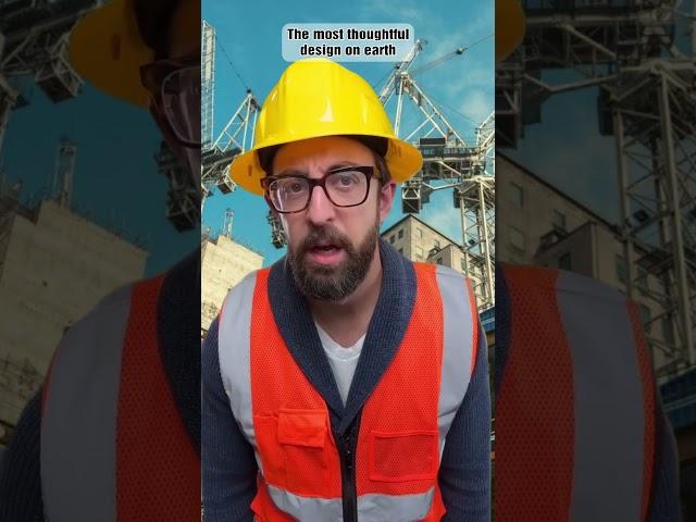 The most thoughtful design on earth #adamrose #construction #engineering #workers