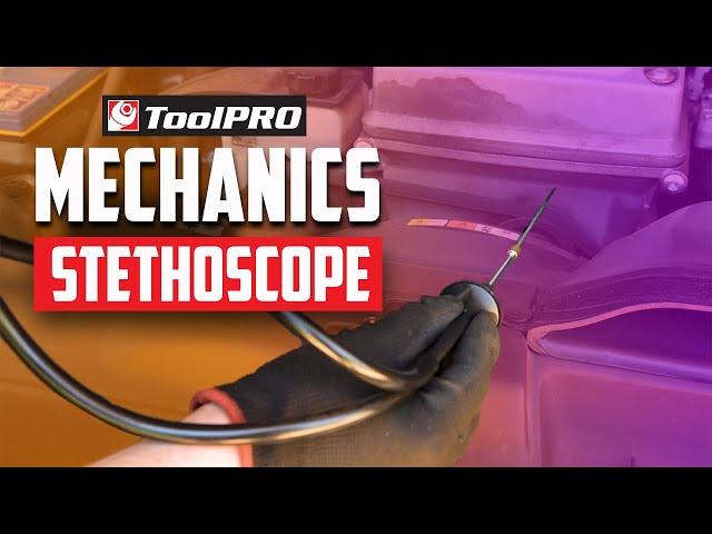 How To Use A ToolPRO Mechanics Stethoscope