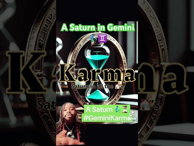 A Genie Saturn: Gemini Karma #numerology  #astrology #neurodivergent