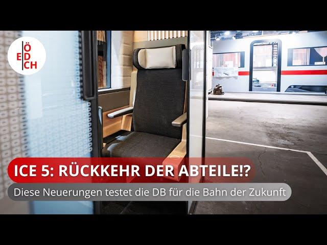 Abteile, Niederflur, Kakteen: diese Neuigkeiten gibt es zum ICE 5 & bei der Deutschen Bahn allgemein