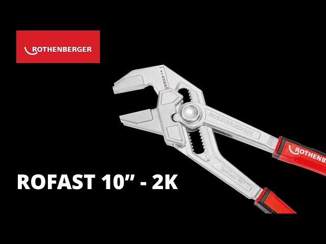 Pliers wrench ROFAST 10" - 2K with one-hand adjustment | Highlight Overview