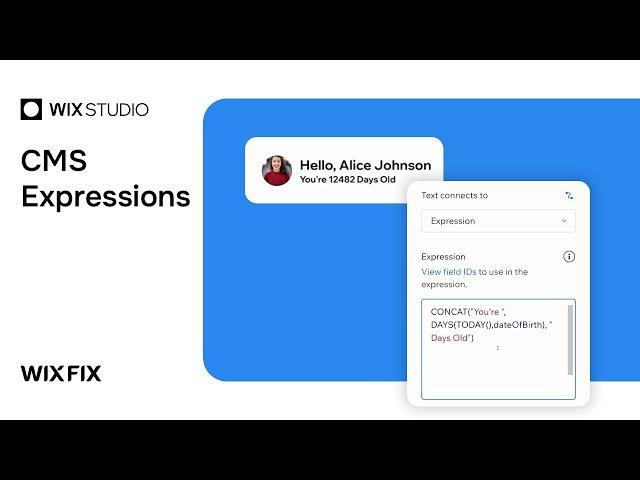 CMS Expressions in Wix Studio | Wix Fix