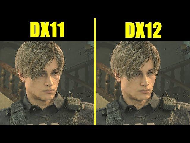 Resident Evil 2 DX12 Vs DX11 RTX 2080 TI Frame Rate Comparison