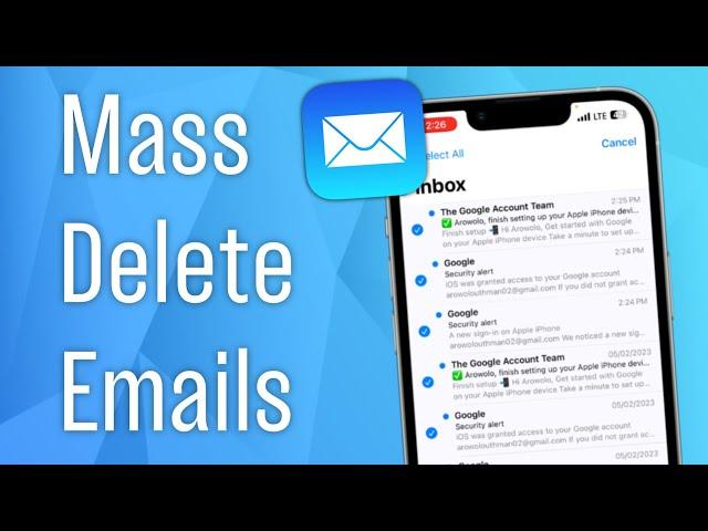How to Mass Delete Emails on iPhone