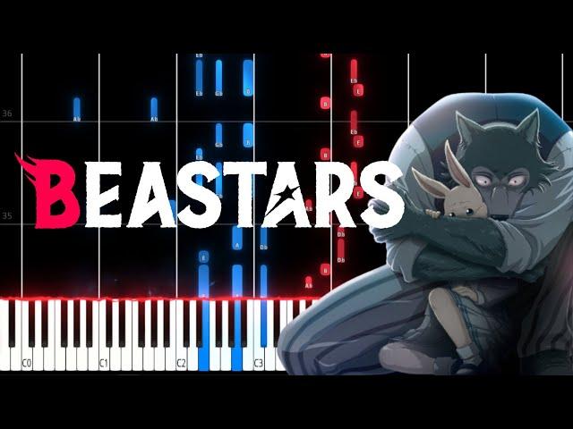 Kaibutsu | BEASTARS S2 OP PIANO TUTORIAL(Sheet in the description)