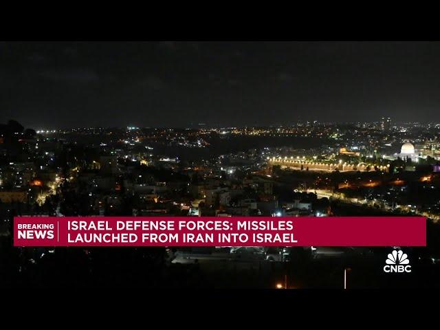 Israel Defense Forces: Missiles launched from Iran to Israel