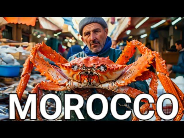  TANGIER MOROCCO, EXPLORING VIBRANT FISH MARKET AND ANCIENT MEDINA, NORTH AFRICA, 4K HDR