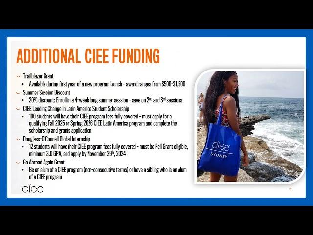 CIEE Scholarships & Grants 2024 | College Study Abroad