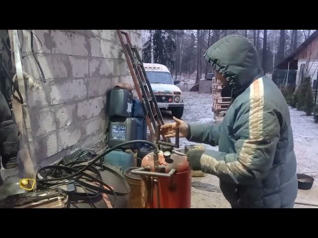 суровая мужская мойка... пескоструй.