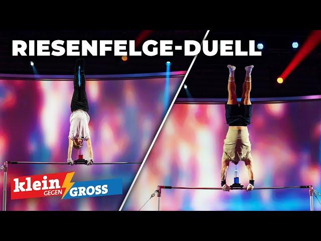 Fabian Hambüchen vs. Martin (12): Wer turnt besser? | Klein gegen Groß