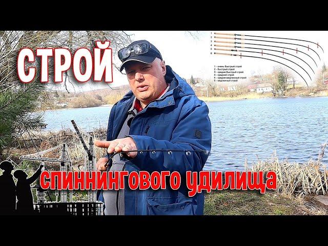 Строй спиннингового удилища