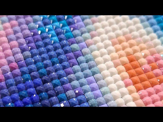 Satisfying & Relaxing ASMR Diamond Painting Art  - No Talking - Real Time - DiaPop