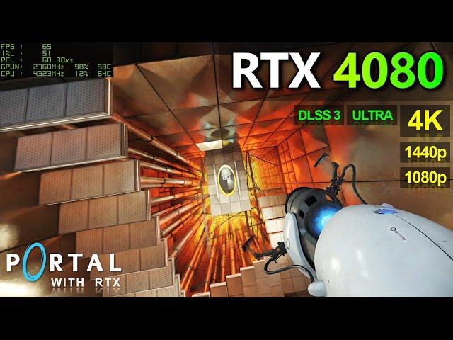 RTX 4080 | Portal with RTX - This is super Demanding!