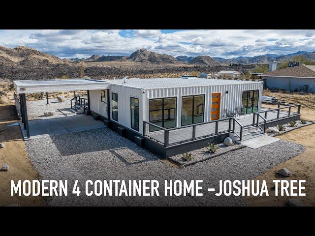 MODERN CONTAINER HOME IN JOSHUA TREE // CONTAINER POOL // BLOK STUDIO // TOUR INSIDE!