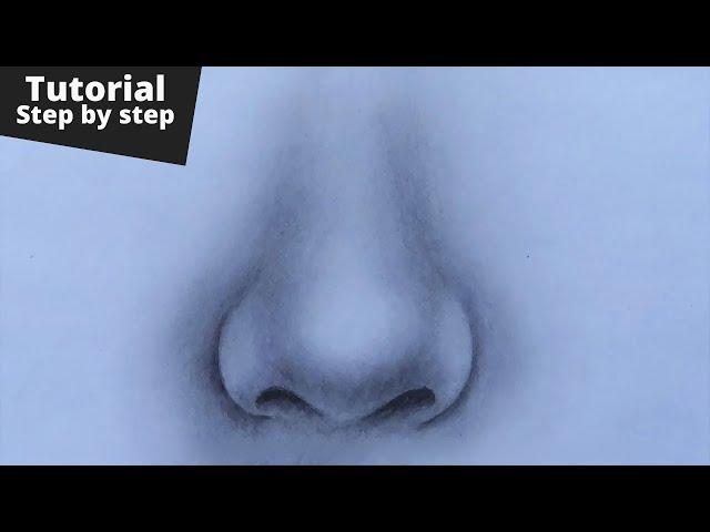 How To Draw Nose - Step by step easy