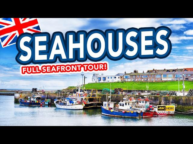 SEAHOUSES | Full tour of Seahouses Northumberland from seafront to beach and harbour!