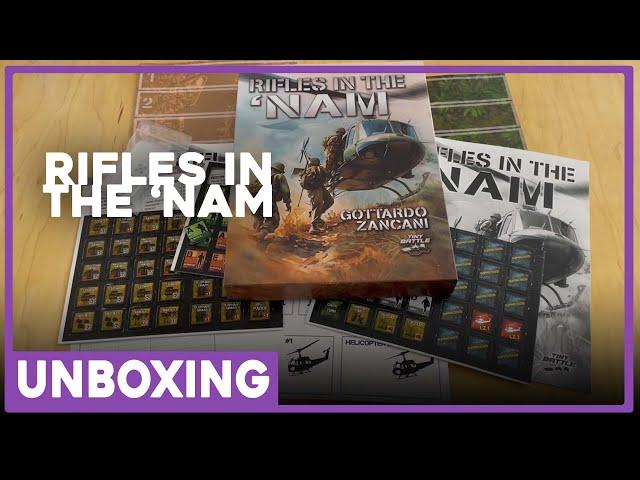 Unboxing | Rifles in the 'Nam | Tiny Battle Publishing | The Players' Aid