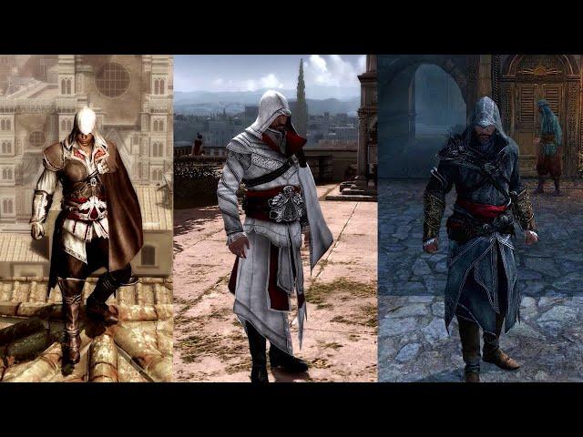 Which Ezio Looks the Best? Assassin's Creed 2 vs Brotherhood vs Revelations | The Ezio Series #ezio