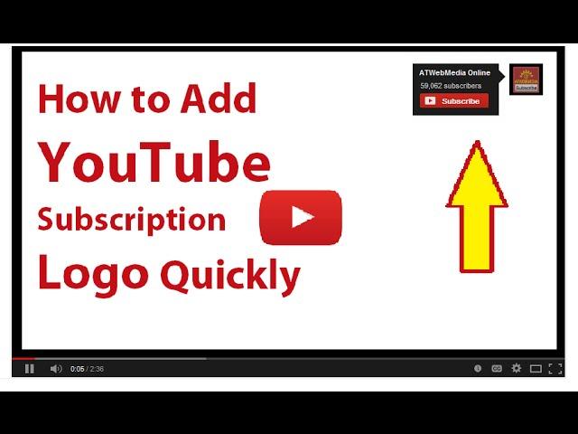 How to Add Logo with a Subscribe Button to All YouTube Videos At Once | Easy Method