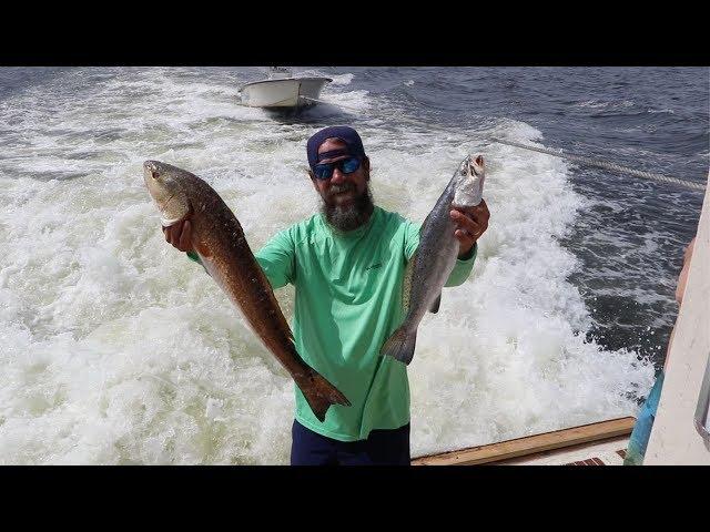 June 2019 REDS and SPECKLED TROUT in Chandeleur Island!!!(CATCH CLEAN COOK on the half shell)