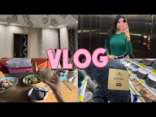 VLOG | день рождения парня, подготовка, шоппинг для дома, классный ресторан