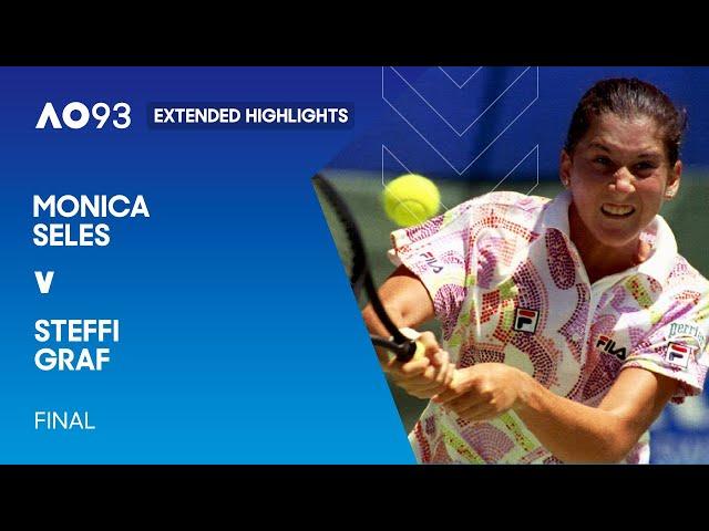 Monica Seles v Steffi Graf Extended Highlights | Australian Open 1993 Final