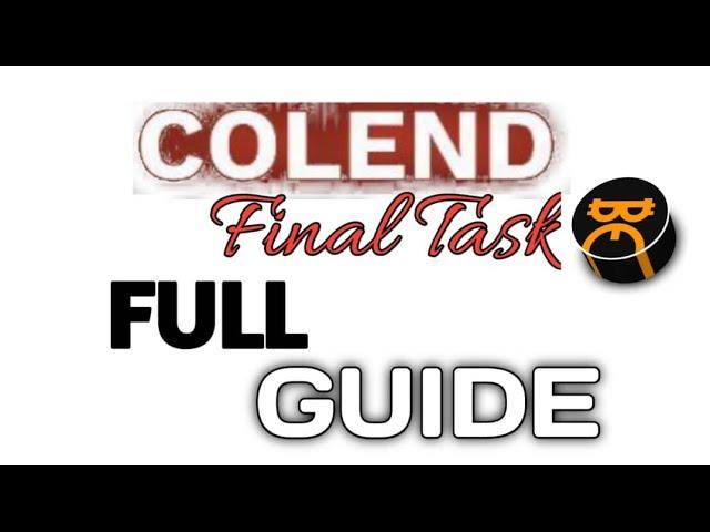 COLEND Final Step! How to Complete Task to Claim Airdrop || Full Guide