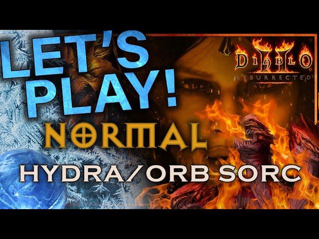 Let's Play Diablo 2 - Hydra/Frozen Orb Sorceress | Part Normal