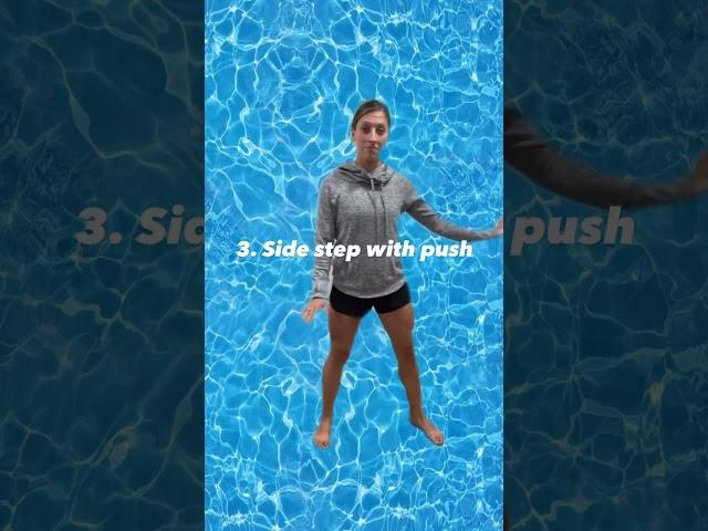 Beginner pool exercises for strength, aquatic exercise