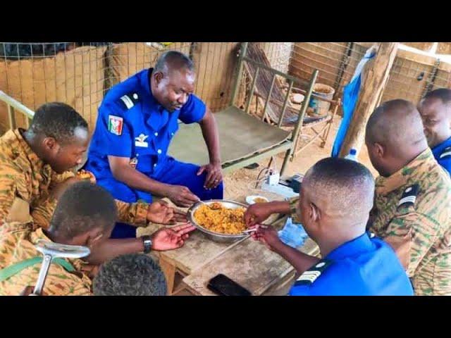 Burkina Faso : Le Chef d'Etat-Major de la Gendarmerie rend visite à ses hommes sur le pont Nakambé