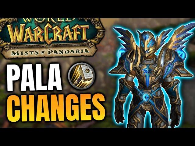 Paladin Changes in Mists of Pandaria Classic