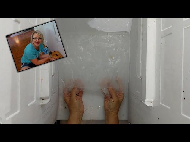 Why is there ice at the bottom of my freezer?