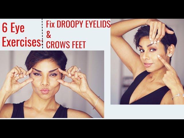 6 Eye Exercises: Tighten Droopy Eyelids and Reduce Wrinkles Around Eyes/ Blushwithme-Parmita