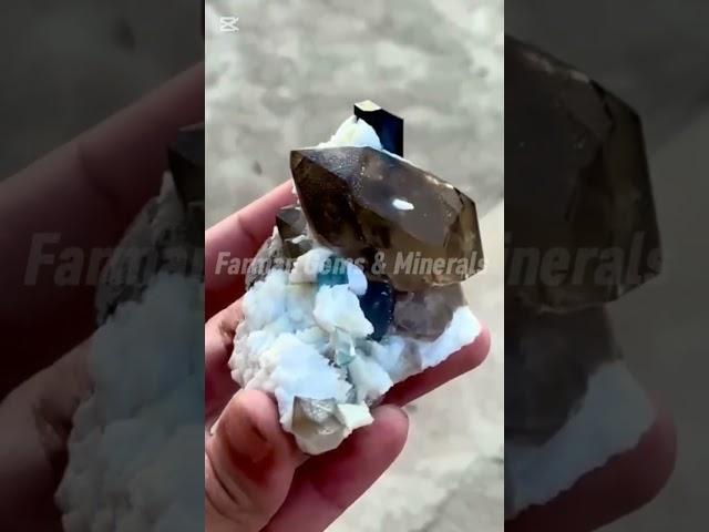 Aquamarine  #windowquartz#aquamarine#crystal#tourmaline#gemstone#mineral#ru tilequartz#jewelry#rubi