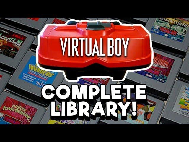 COMPLETE Virtual Boy Library! Every game released in the US! | Nintendrew